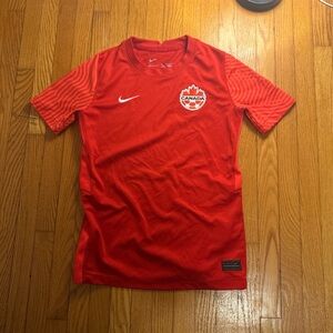 Red Nike Canada 2020 home jersey